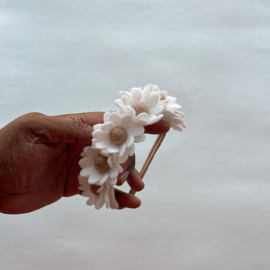 dainty daisy full flower crown