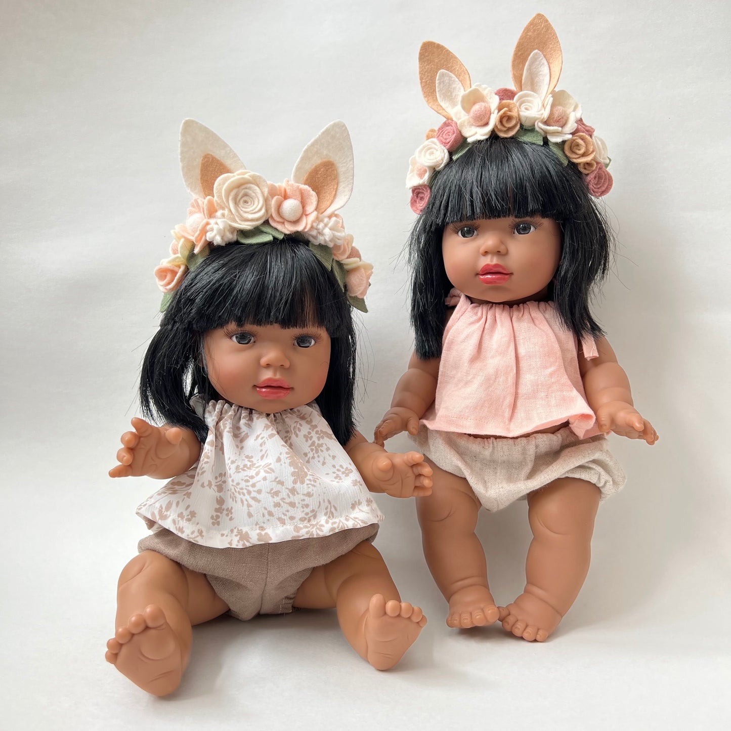 baby blush bunny full crown