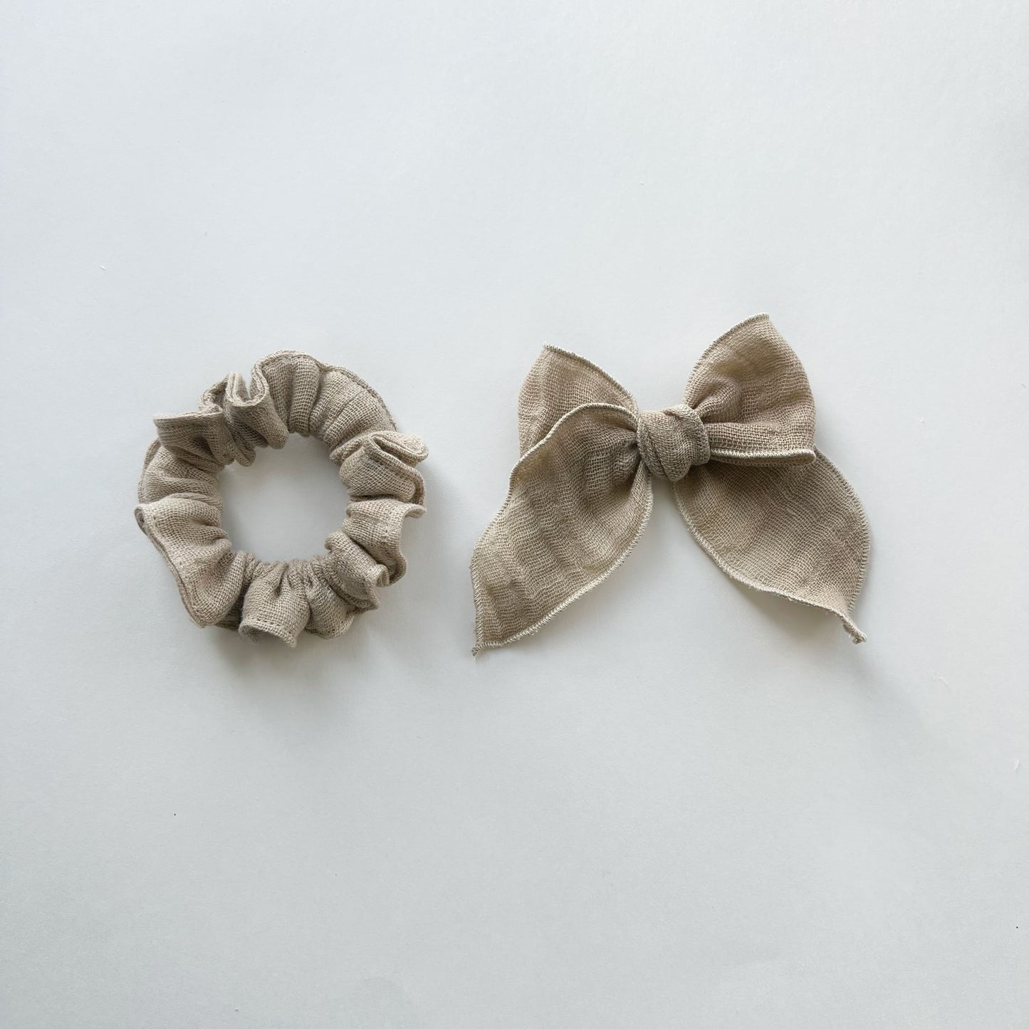tan scrunchie