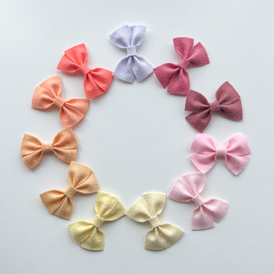 summer little bow | felt