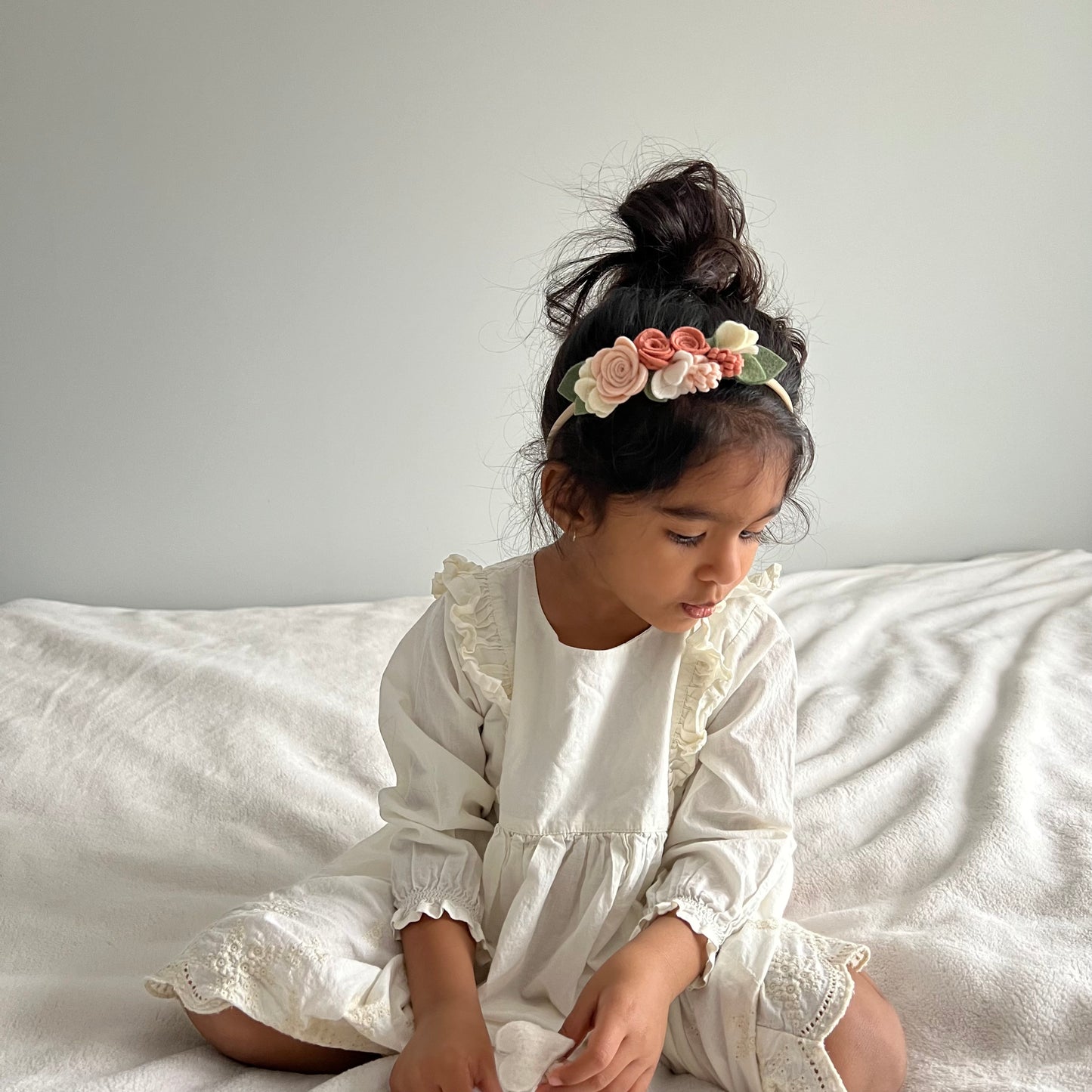 blush rose half crown