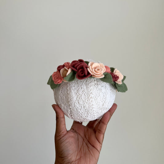 valentine's full crown | dainty