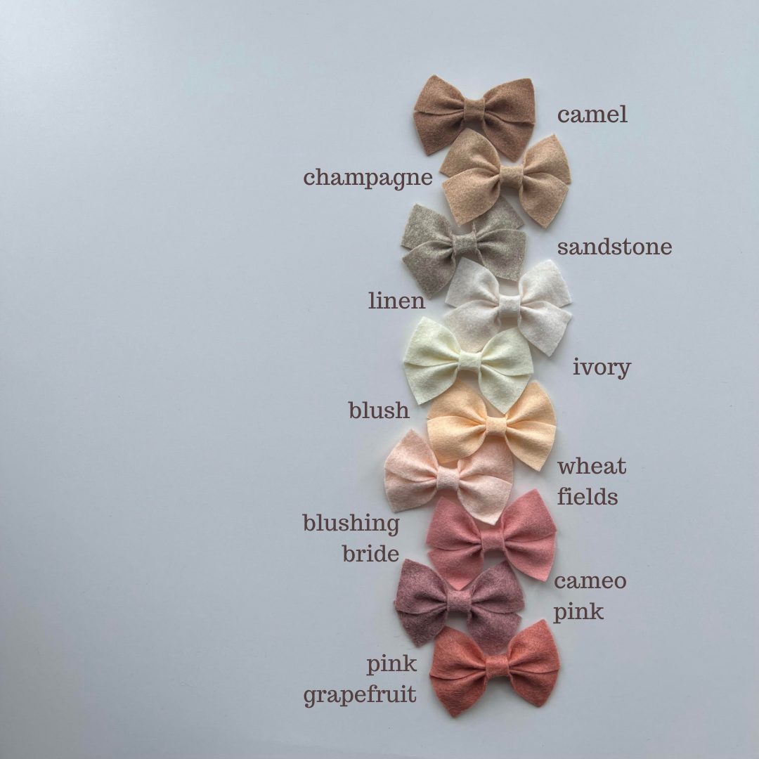 little bow | felt