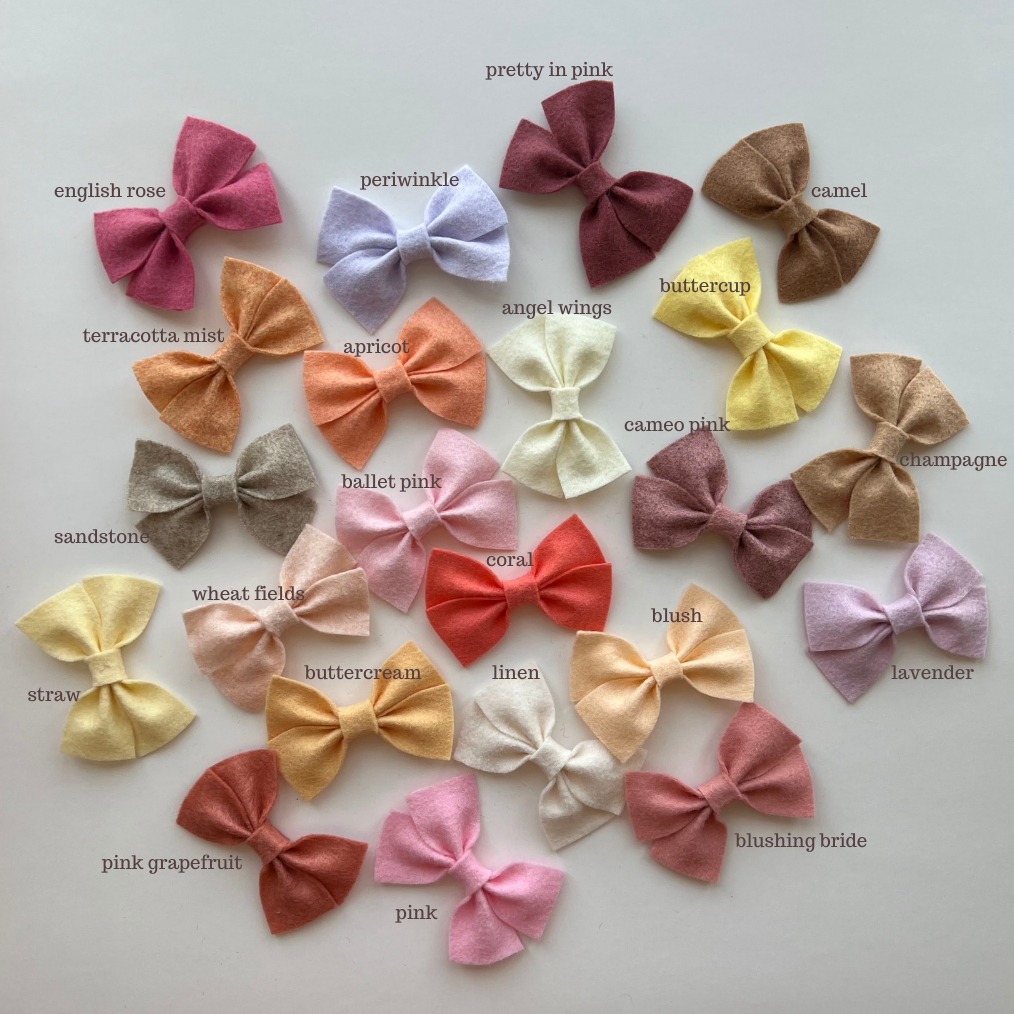 little bow | felt