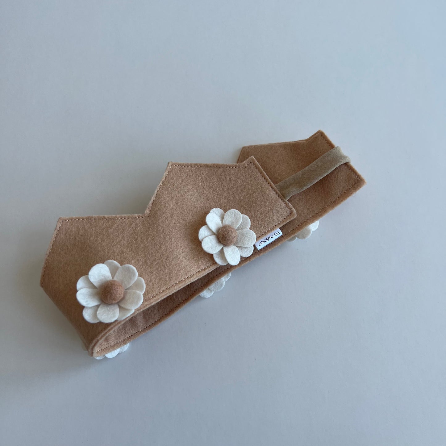 Neutral Boho Daisy Crown
